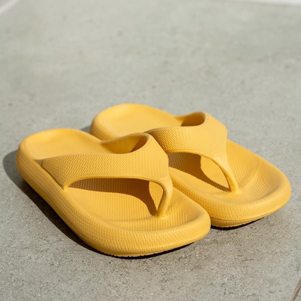 Yellow / 4 Cloudies FlipFlops - Summer Comfort Cloud Slides